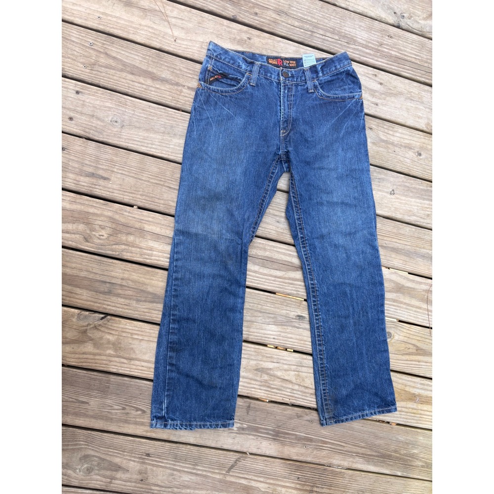 Ariat Work FR M4 Low Rise Boot Cut Jeans Denim CAT 2 Relaxed Fit Mens 33/32